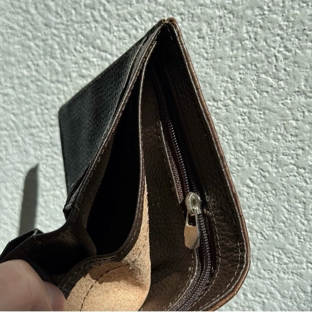 Bi-Fold Authentic Crocodile Leather Wallet